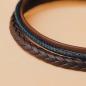Preview: Dreifaches Armband mit drei Sorten italienischem Nappaleder - Arte 3 Colours